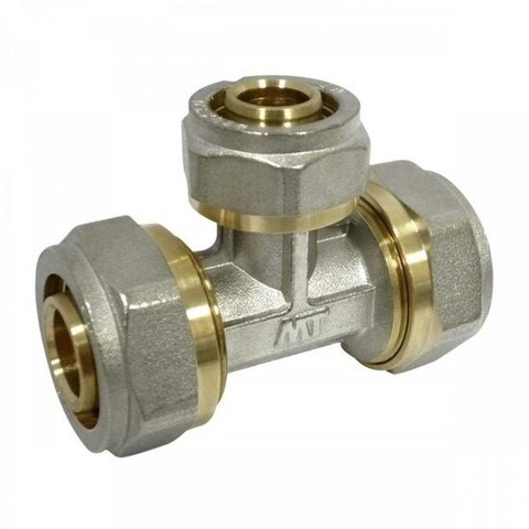 Reducing Tee Compression Multilayer Fitting