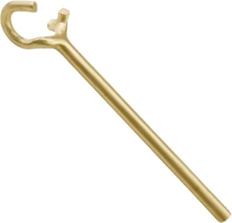 Non-sparking claw valve wrench