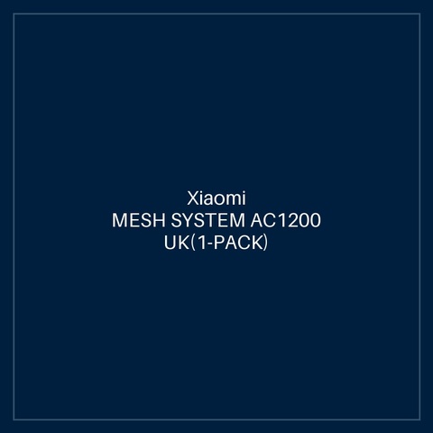 XIAOMI MESH SYSTEM AC1200 UK(1-PACK)
