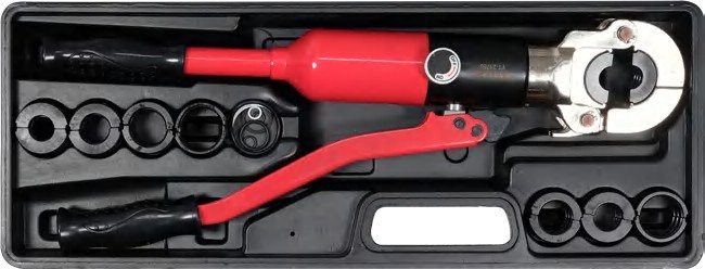 Crimping pliers for PEX-AL-PEX pipes