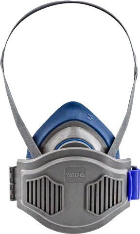 Silicone half mask respirator