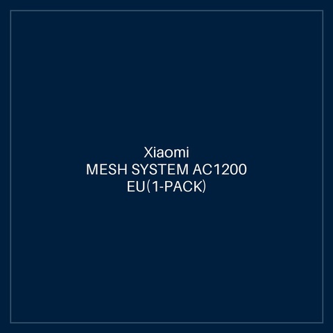 XIAOMI MESH SYSTEM AC1200 EU(1-PACK)