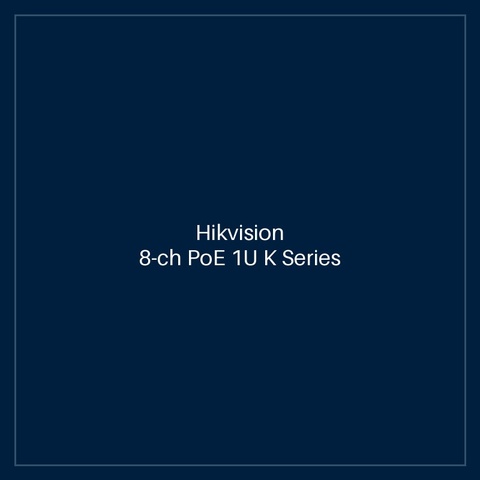 Hikvision 8-ch PoE 1U K Series AcuSense 4K NVR