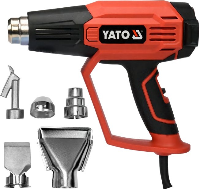 Hot air gun with accessories