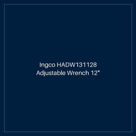 Ingco HADW131128 Adjustable Wrench 12"