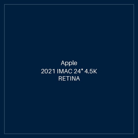 2021 IMAC 24" 4.5K RETINA M1 8CPU 7GPU 8GB SSD 256GB - PURPLE