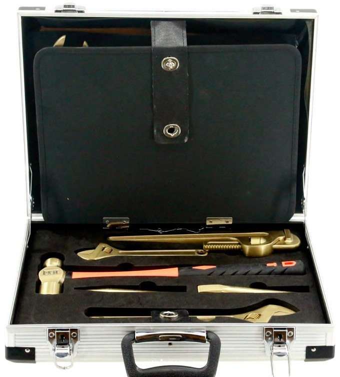 Non-sparking tool set