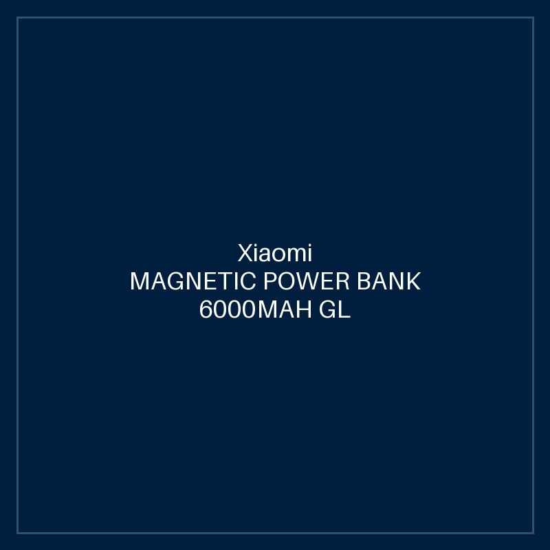 XIAOMI MAGNETIC POWER BANK 6000MAH GL