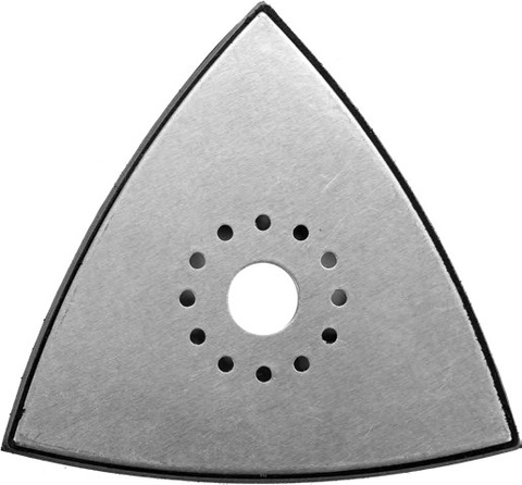 Triangular sanding pad for oscillating multitool