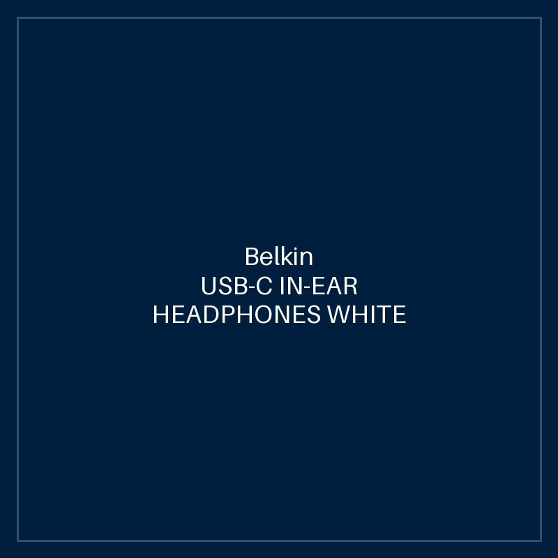 USB-C IN-EAR HEADPHONES WHITE