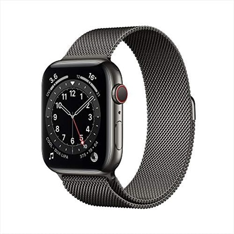APPLE WATCH SERIES 6 GPS + CELLULAR, 40MM GRAPHITE STAINLESS STEEL CASE WITH GRAPHITE MILANESE LOOP
