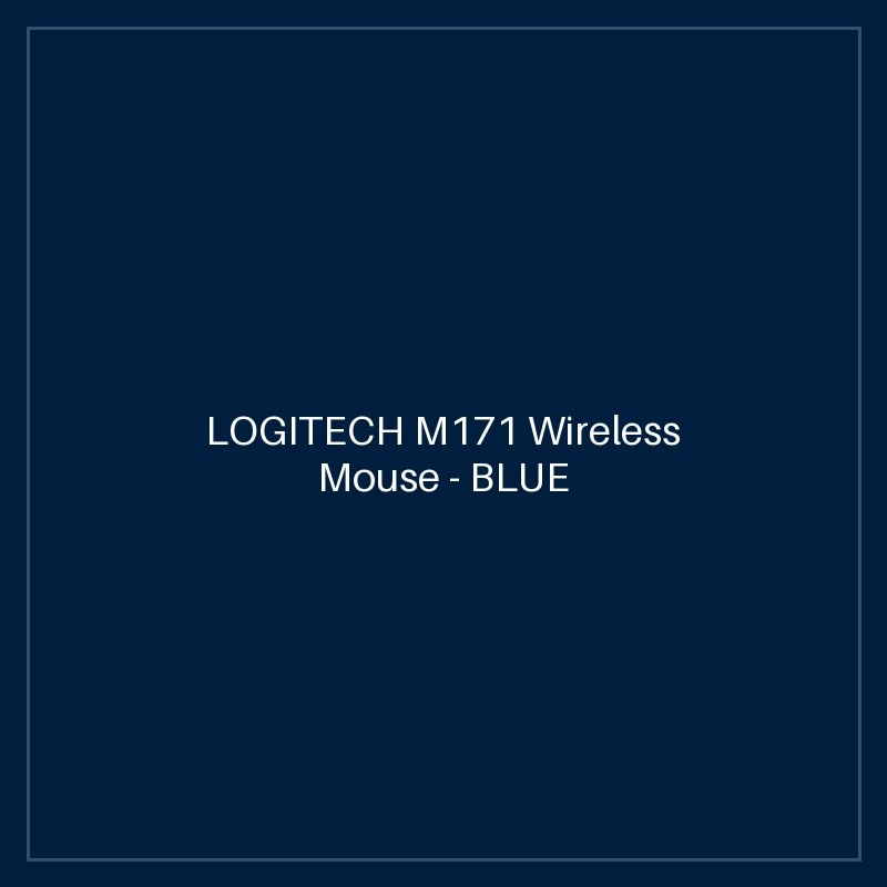 LOGITECH M171 Wireless Mouse - BLUE GREY