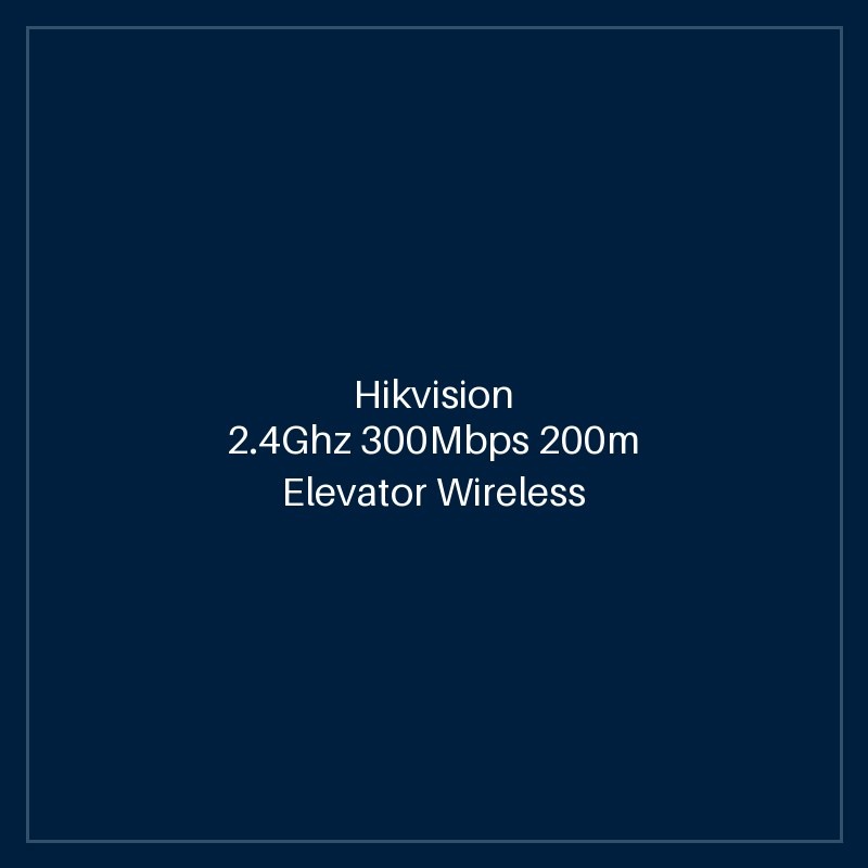 Hikvision 2.4Ghz 300Mbps 200m Elevator Wireless Bridge