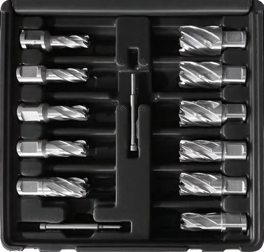 HSS drill bits set 11 pcs--for magnetic drill