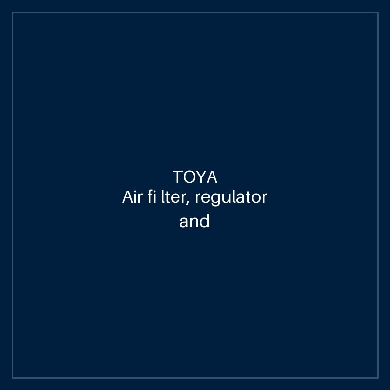 Air fi lter, regulator and lubricator
