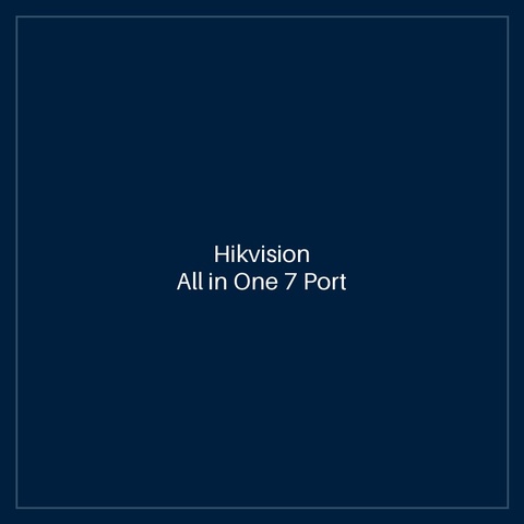 Hikvision - All in One 7 Port Rack Router