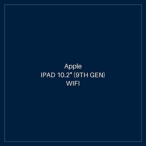 IPAD 10.2" (9TH GEN) WIFI + CELLULAR 64GB - SILVER