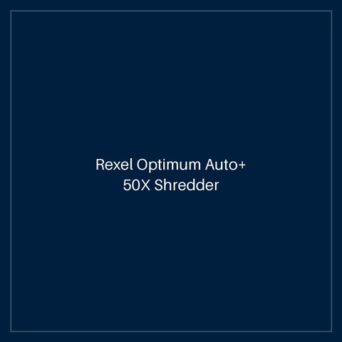 Rexel Optimum Auto+ 50X Shredder