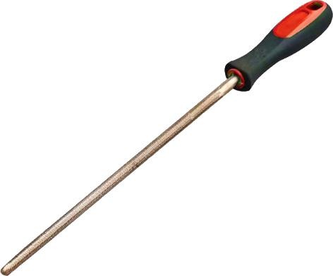 Non-sparking round file knife