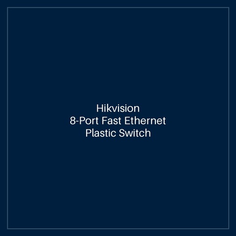Hikvision - 8-Port Fast Ethernet Plastic Switch
