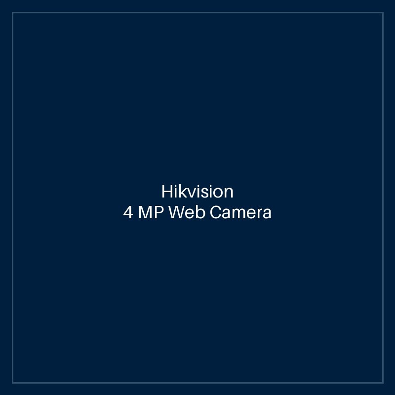 Hikvision- 4 MP Web Camera