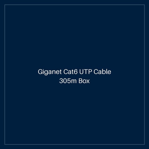 Giganet Cat6 UTP Cable 305m Box