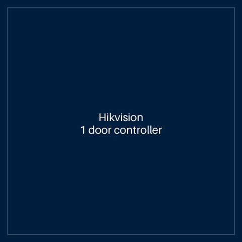 Hikvision 1 door controller