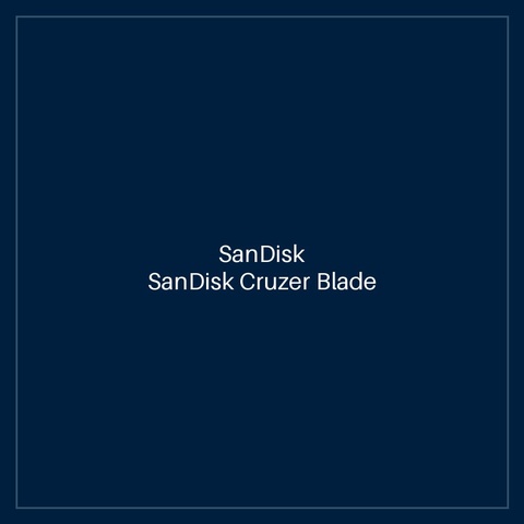 SanDisk Cruzer Blade 64GB USB Flash Drive