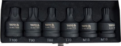 Impact bit socket set