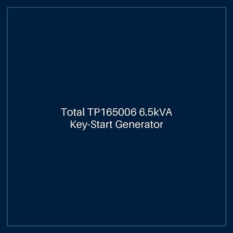 Total TP165006 6.5kVA Key-Start Generator