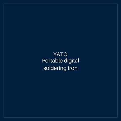 Portable digital soldering iron