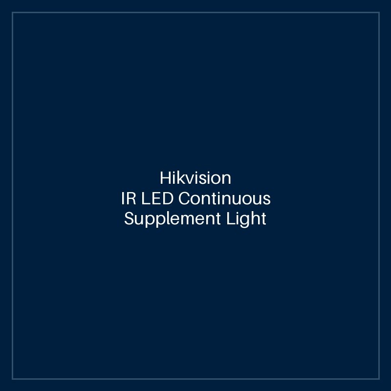 Hikvision IR LED Continuous Supplement Light