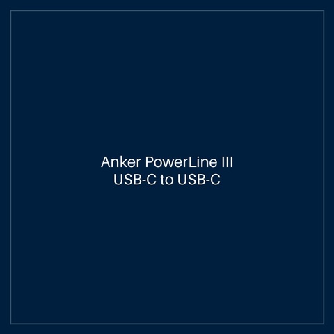 Anker PowerLine III USB-C to USB-C Cable 1.8m