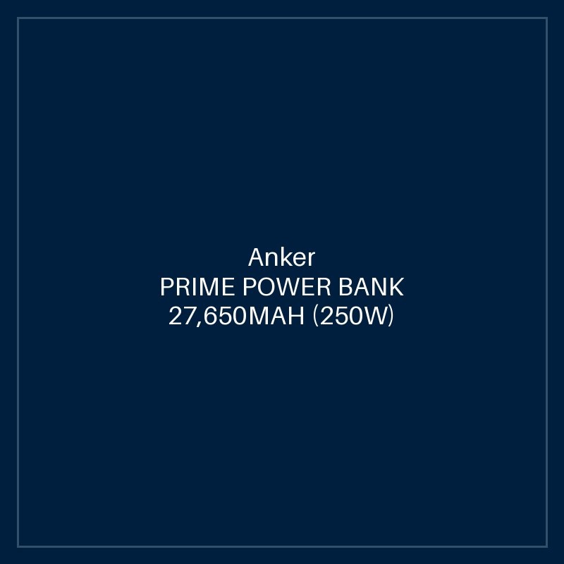 ANKER PRIME POWER BANK 27,650MAH (250W) BLACK