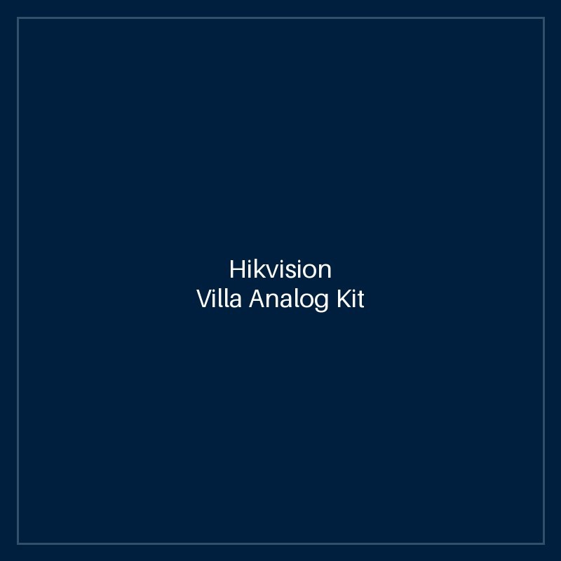 Hikvision- Villa Analog Kit