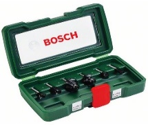 Bosch Routing: 6pcs routerbit set (6mm)