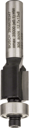 Bosch Routing: Chamfer bit 8 mm, B 11 mm, L 15 mm, G 56 mm, 45°