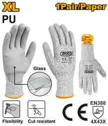 Ingco PU cut-resistant gloves