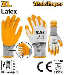 Ingco Latex gloves (HGVL66)