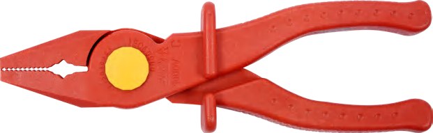 Insulated flat nose pliers