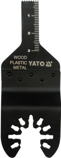 Plunge cutting saw blade for oscillating multitool BIM