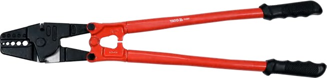 Pliers for crimping lines