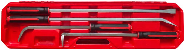 Heavy duty pry bar set