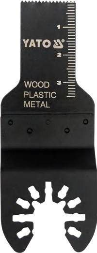 Plunge cutting saw blade for oscillating multitool BIM