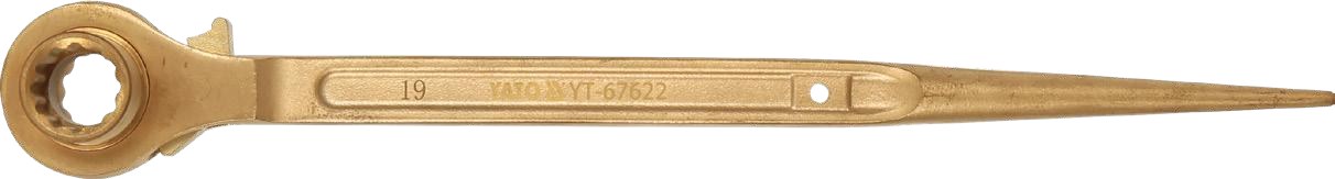 Non-sparking double socket ratchet handle 36*41 mm