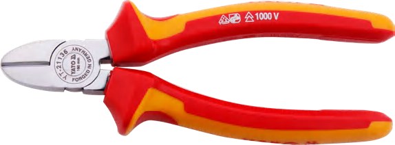 Insulated diagonal side cutting plier 180 mm